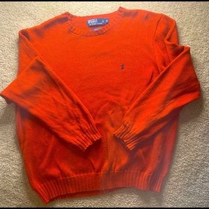 Mens Orange XL Ralph Lauren Sweater